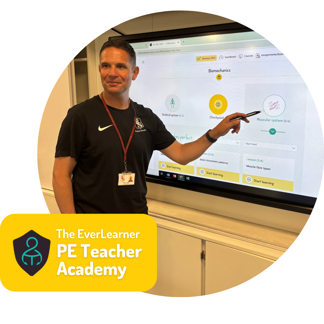 The EverLearner PE Teacher Academy (1080x1080 px)