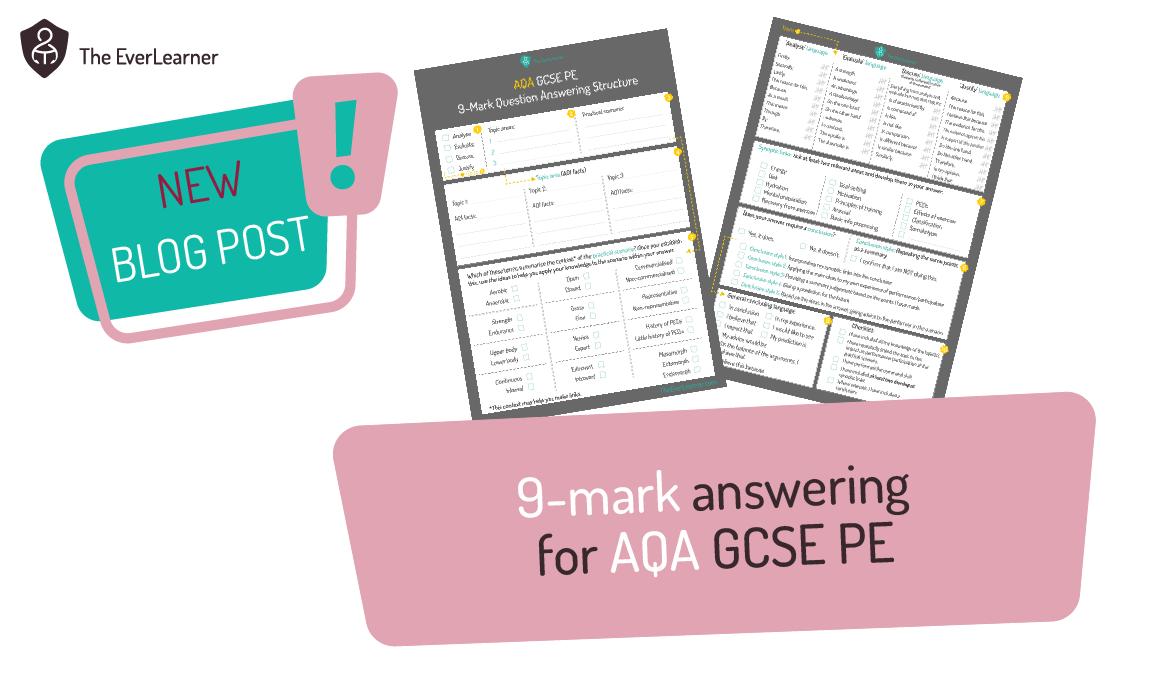9-mark answering for AQA GCSE PE Blog Image
