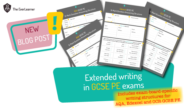 Extended writing in GCSE PE exams blog feature image