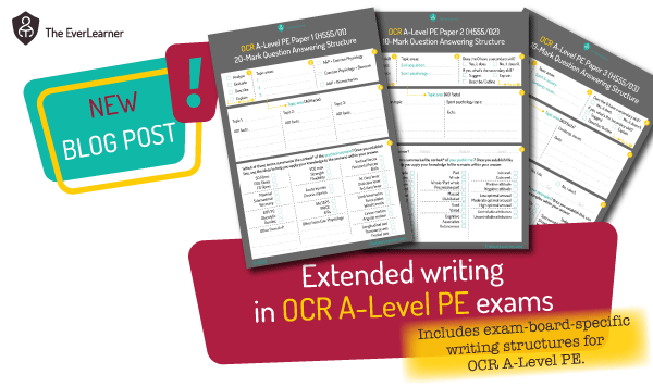 Extended writing in OCR A-Level PE exams